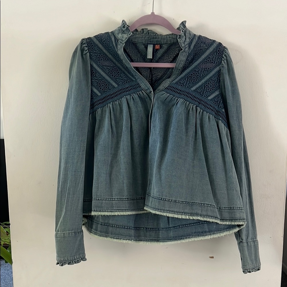 Pilcro Blouse with Long Sleeves